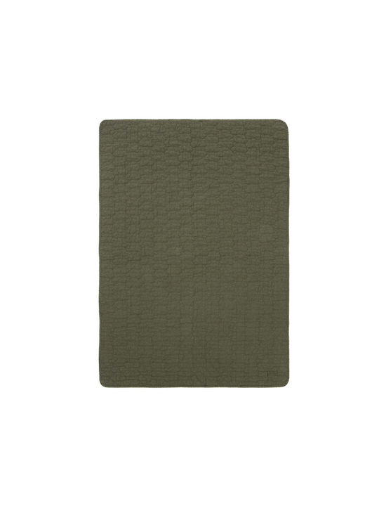 Nobodinoz Blanket Cot Wabi Sabi Green 100x135cm