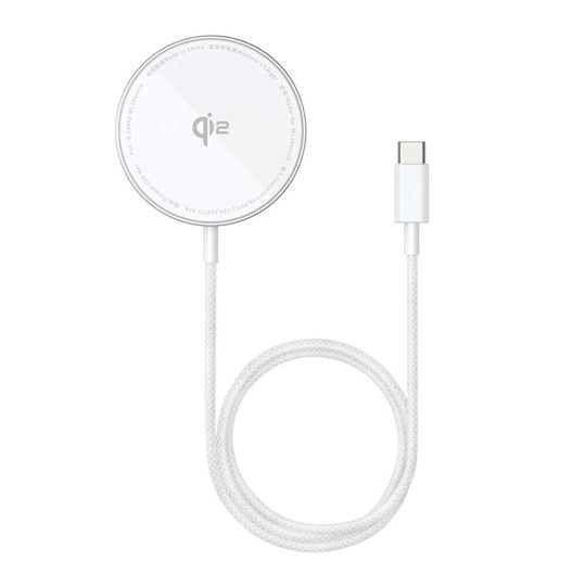 Baseus Wireless Charger Qi2 15W Silver (Simple Mini4 Air)
