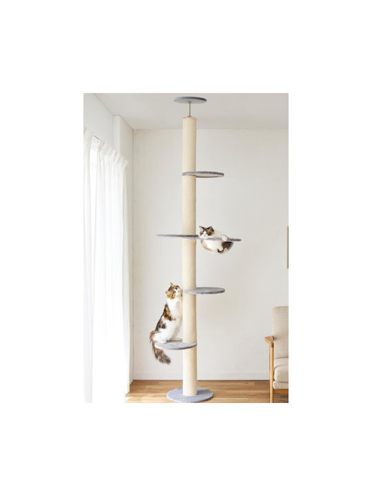 Animal Kratzbaum Katzenbume Gray Decke 5 Ebenen 39x39x250cm 25.03.14830 |  Skroutz Germany