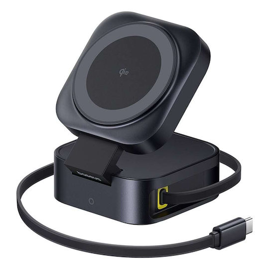 Baseus Wireless Charger Qi2 and Cable USB-C 67W Blacks (Picogo)