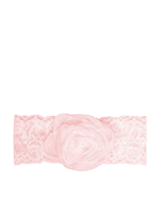 Monnalisa Kids Hair Band In Pink Color