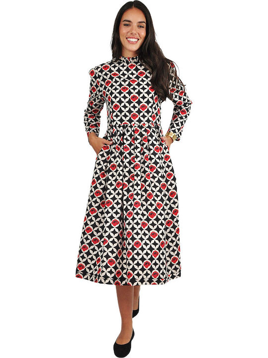 Kalimera Clothing Athens Рокля За Всеки Ден Многоцветна