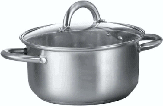 TnS Βαθιά Ανοξείδωτη Κατσαρόλα 20cm