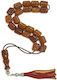 Roloi Komboloi Graven Mastic Worry Beads Brown 35cm