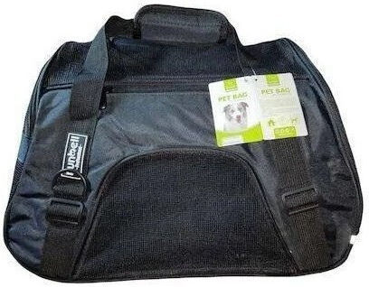 Nunbell Pet Handtasche für Hunde Schwarz L43xB26xH19cm.