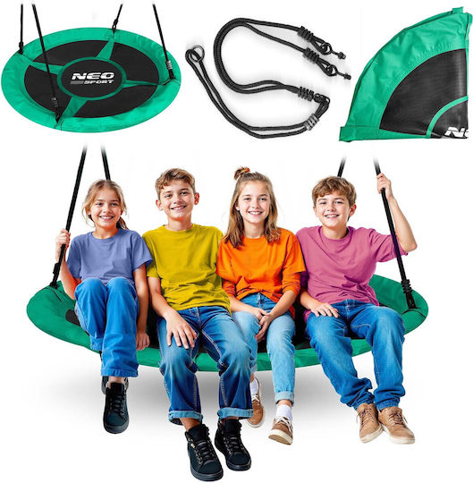 NEO Sport Fabric Hanging Swing Nest 120x120x120cm Gray