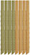 Nuuroo Set of 8 Reusable Silicone Straws Olive Green Yellow