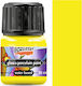 Porzellan Glas 30ml Pentart Gelb