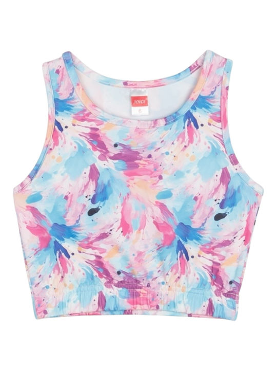 Joyce Kinderoberteil Ärmellose Lila Floral Active
