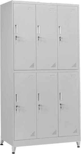 Locker Braila Metal 90x45x195cm