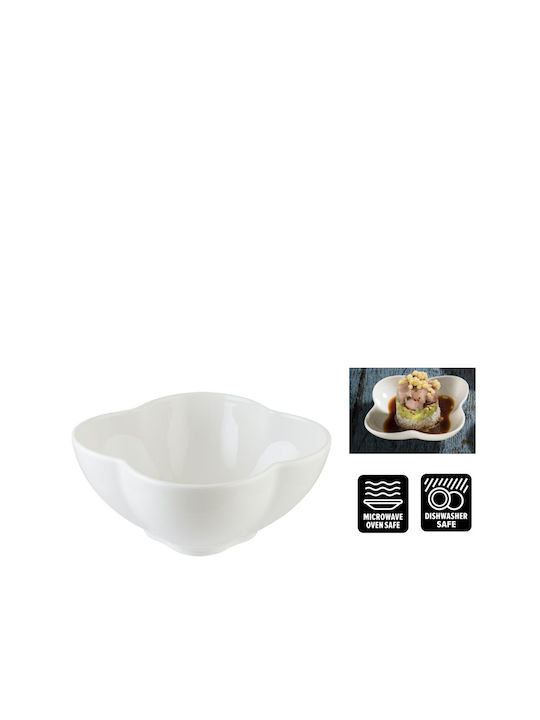Galifas Porcelain Salad Bowl White 20x20cm