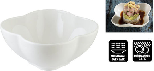 Galifas Porcelain Salad Bowl White 20x20cm