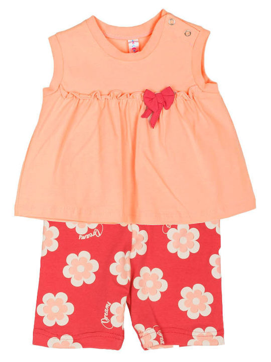 Dreams by Joyce Kinder-Nachtwäsche Sommer Baumwolle Orange Dreams by Joyce