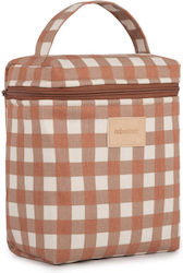 Nobodinoz Isolierte Tasche Handtasche Terracotta Checks