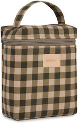 Nobodinoz Geantă Izolată De Mână Cu Carouri Verzi Nobodinoz Geantă Izolată De Mână Cu Carouri Verzi