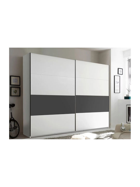Doppeltür Kleiderschrank Schieben Ontario White...