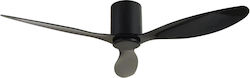 Lineme Hebe Ventilator De Tavan 132cm Negru