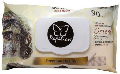 Papilion World Бебешки кърпички без алкохол и парабени 90бр