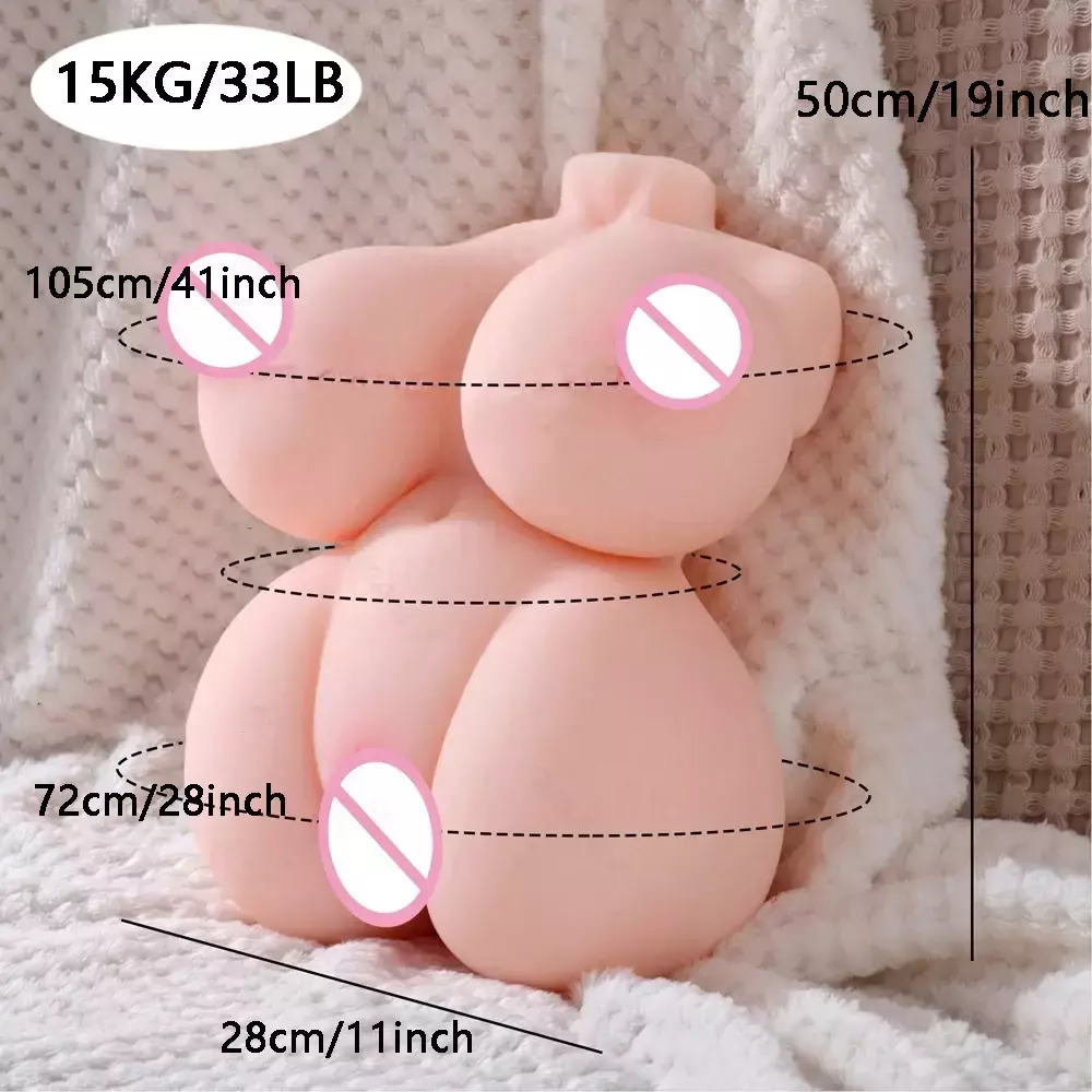 Half Body Sex Doll 15kg Weight 50cm Height