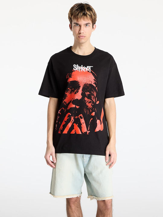 Pleasures X Slipknot Face T-shirt Black