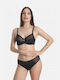 Bra without Padding Underwire black