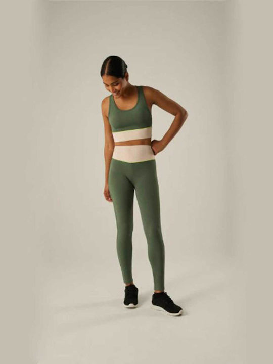 Women's Training Legging High Waisted Eucalyptus Green