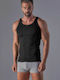 Ανδρικές Φανέλες Αμάνικες Black 2Pack