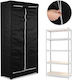 Protective Cover Shelf 180 X 90 X 40 Cm Black