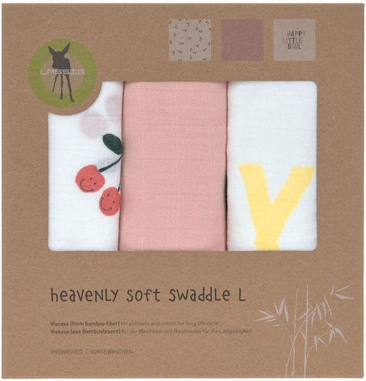 Laessig Swaddle Blanket 80x80cm 3 Bucăți Laessig Swaddle Blanket 80x80cm 3 Bucăți