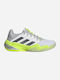 adidas Barricade 13 Tennisschuhe Tongelände Weiß