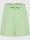 Women's High-waisted Shorts Green