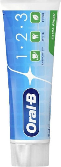 Oral-B 1.2.3 Extra Fresh Οδοντόκρεμα