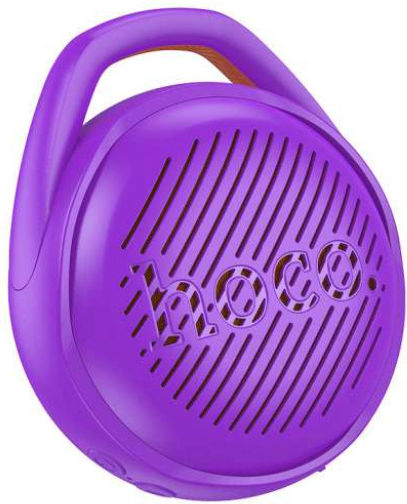 Hoco HC24 Ηχείο Bluetooth 5W με Ραδιόφωνο και Διάρκεια Μπαταρίας έως 4 ώρες Μωβ