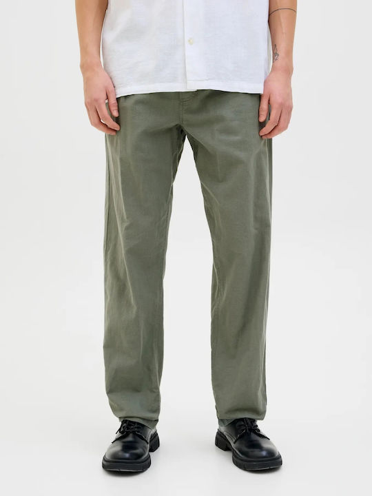Jack & Jones Ανδρικό Παντελόνι Xaki