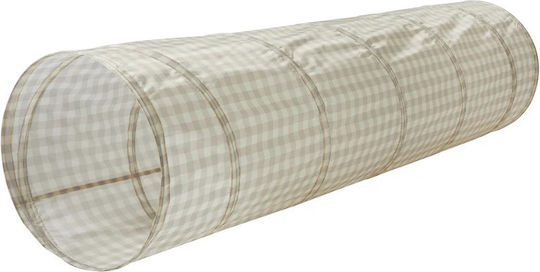 3sprouts Spieltunnel Recyclingstoff Gingham Beige