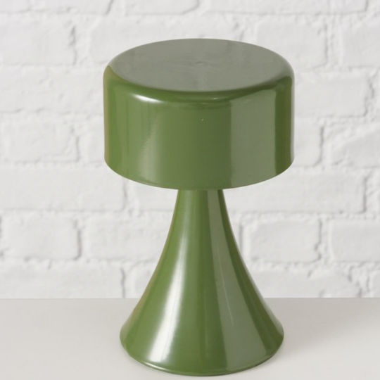 Boltze Plastic Table Lamp with Green Shade and Base