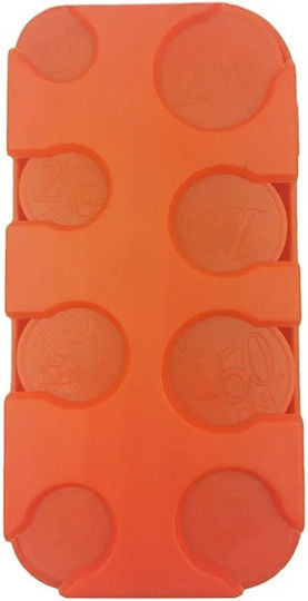 Plastic with 8 Number of Spit 10.5x5x2.3cm Coin holder