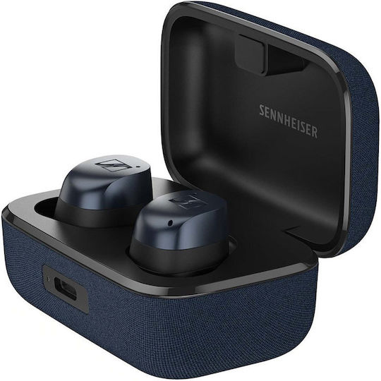 Sennheiser Momentum True Wireless 4 In-ear Bluetooth Handsfree Ακουστικά με Θήκη Φόρτισης Denim