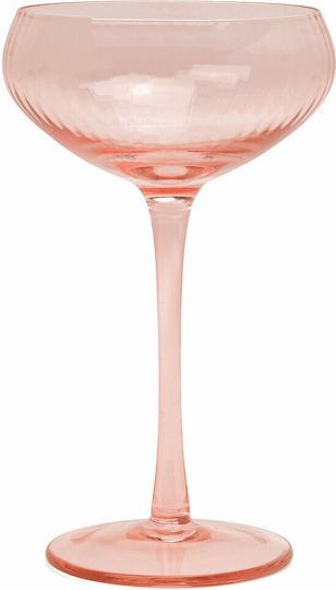 Here's How Set Gläser Weißwein / Cocktail/Trinken / Whiskey aus Glas in Rosa Farbe Mit Stiel 177ml 2Stück Here's How Set Gläser Weißwein / Cocktail/Trinken / Whiskey aus Glas in Rosa Farbe Mit Stiel 177ml 2Stück