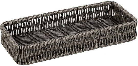Espiel Wicker Rectangular Decorative Tray 26x11x4cm
