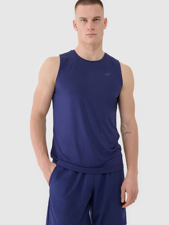 4F Functional Αθλητική Μπλούζα Navy Μπλε