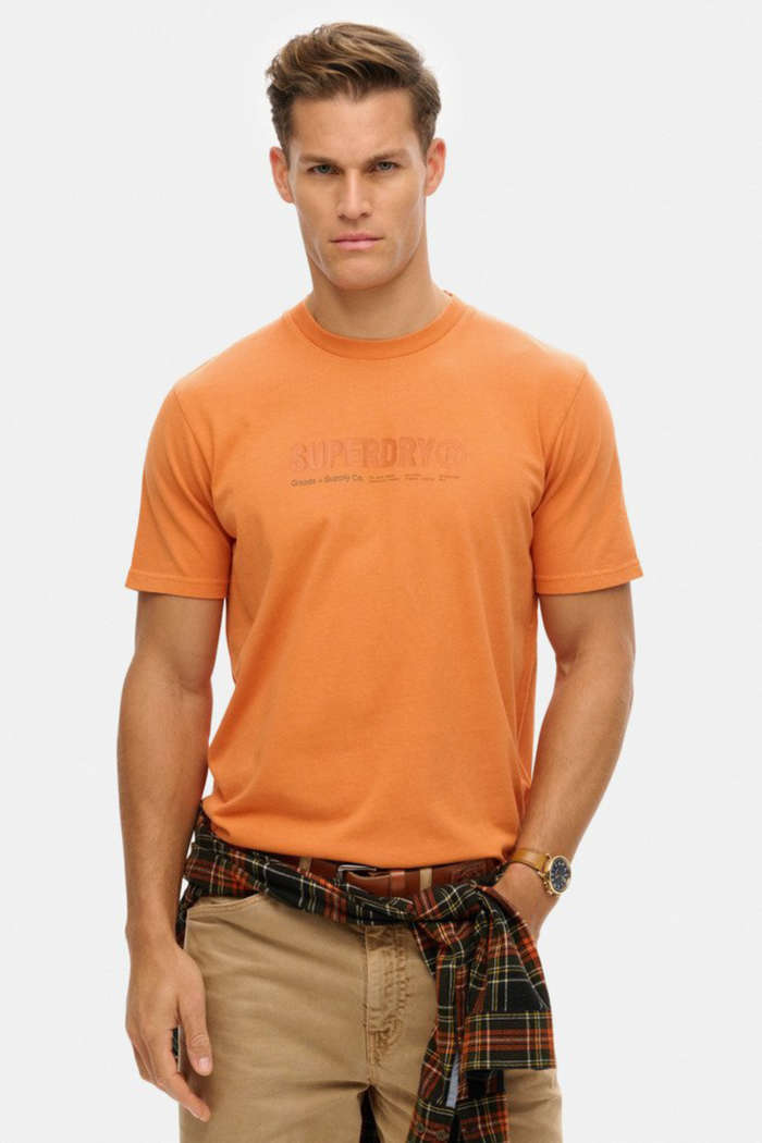 Superdry★ロゴ☆オレンジ☆コットン☆Tシャツ Superdry T-shirt Orange M1012116A-KZC | Skroutz.mt