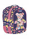 Must Team Schulranzen Rucksack Junior High-High School Lila mit Flaschenhalter 25Liter