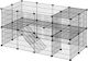 Klappbares Kunststoff Park für Hunde 143x73x71cm Schwarz