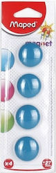 Maped Μαγνήτες 27mm X 4 Tεμάχιο 3 Χρώματα 1 Τεμάχιο 052700