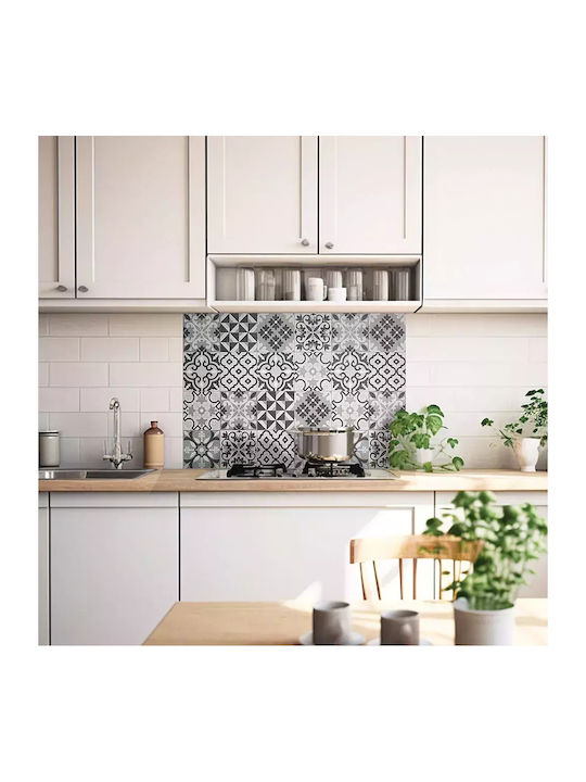 Grey Cementines Προστασία Τοίχου Εστιών Κουζίνας 67285 Ango-67285