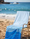 Madi Cotton Blue Beach Towel Pareo