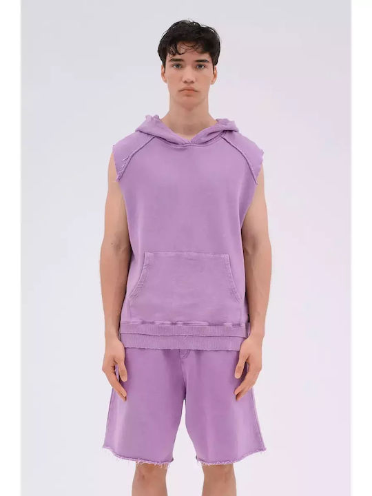 Φούτερ Vintage Purple