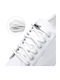 Smart Elastic Shoelaces Metal Clip White Color