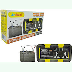 Andowl Qn920 Inverter für Autos 300W zur Umwandlung von 12V DC in 220V AC mit 3xUSB Andowl Qn920 Inverter für Autos 300W zur Umwandlung von 12V DC in 220V AC mit 3xUSB